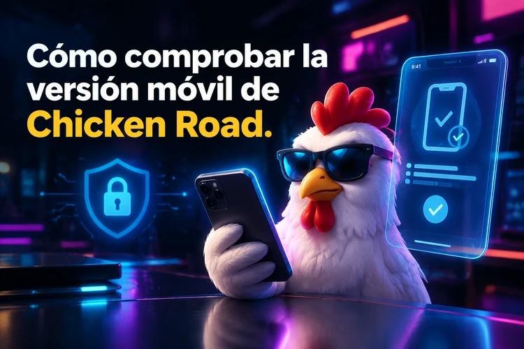 Cómo comprobar la versión móvil de Chicken Road