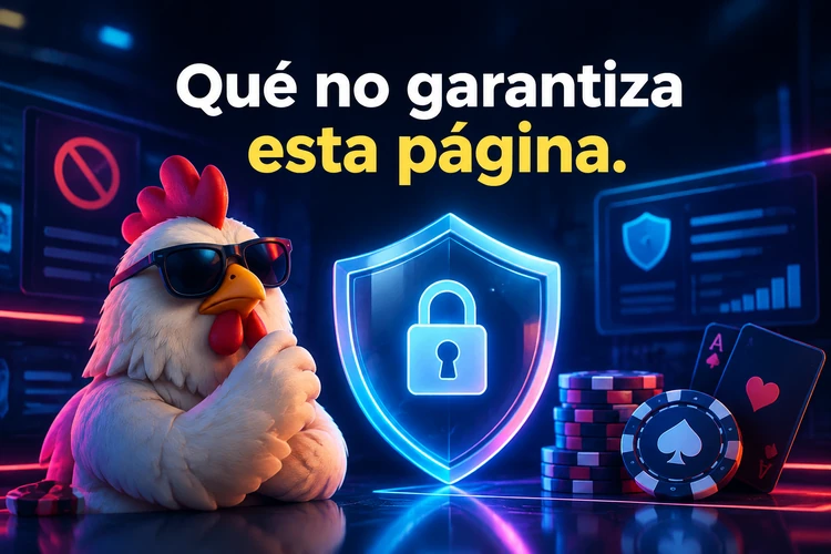 Qué no garantiza esta página