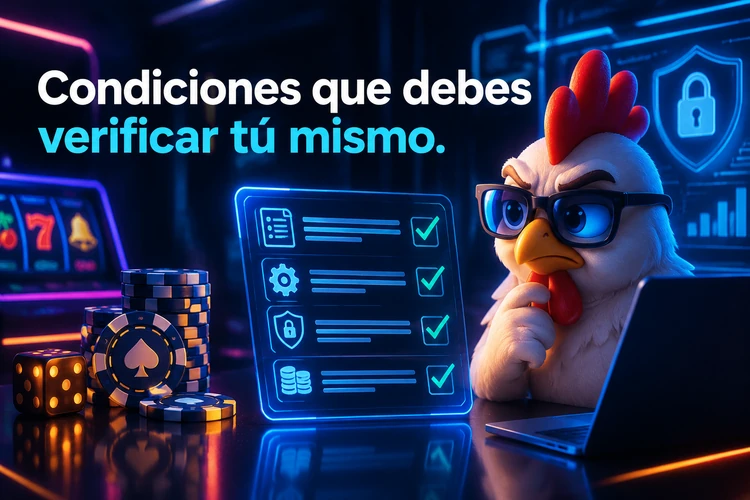 Condiciones que debes verificar tú mismo